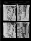 Shriners Parade - Majorettes-Floats-Cars in Parade (4 Negatives) (May 26, 1954) [Sleeve 25, Folder b, Box 4]